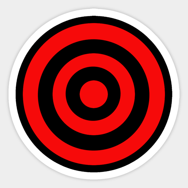 Bullseye Sticker by GenXWing